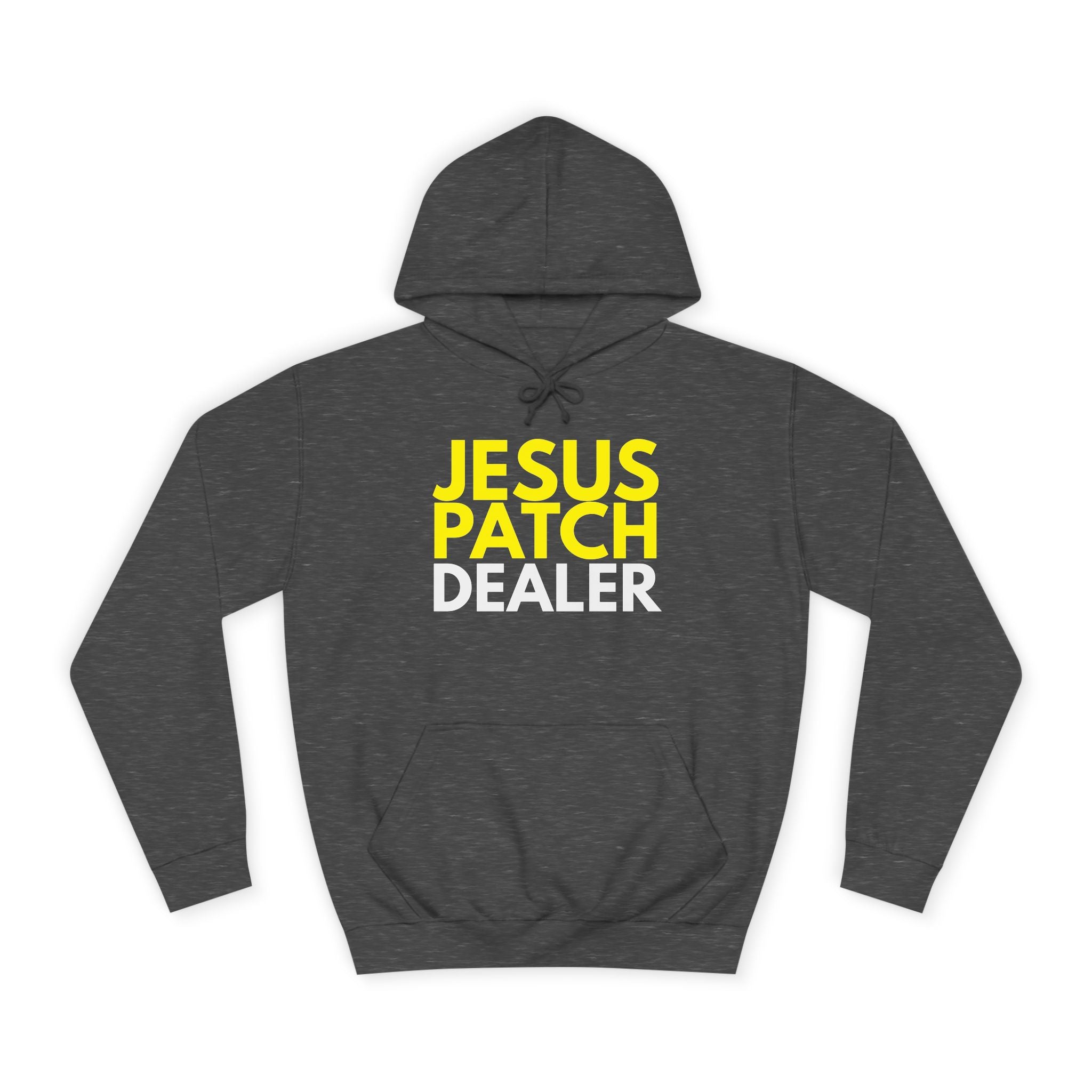 "JESUS PATCH DEALER" - Bold Graphic Hoodie