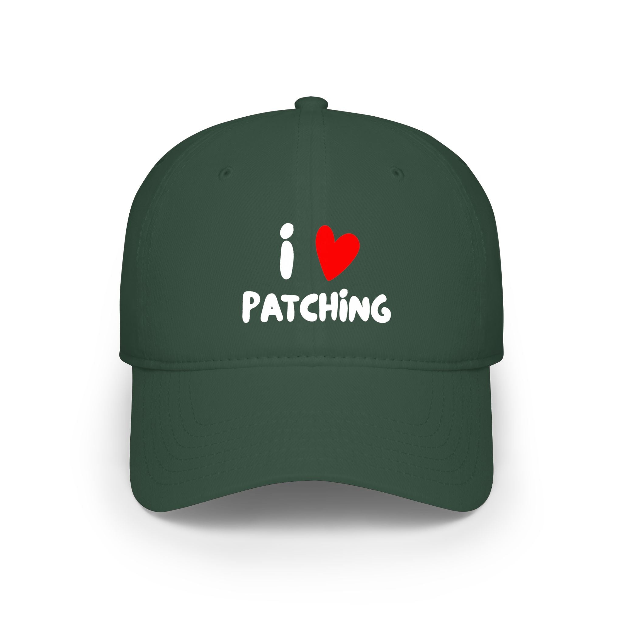 "I Love Patching" Baseball Cap — Embroidered Hat