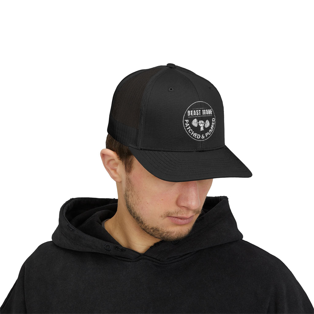 "Beast Mode: Batched & Plumped" - Fitness Snapback Trucker Hat