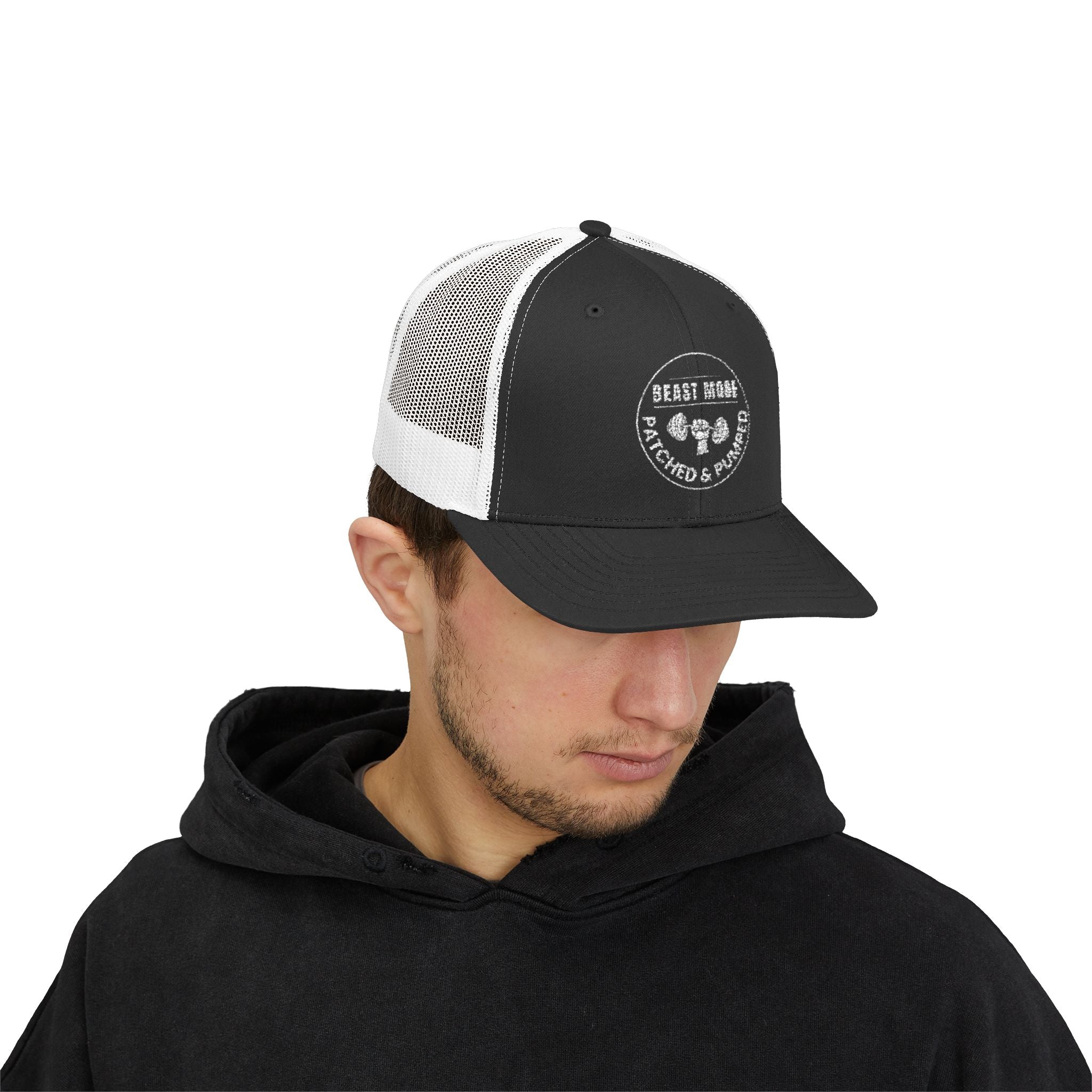"Beast Mode: Batched & Plumped" - Fitness Snapback Trucker Hat