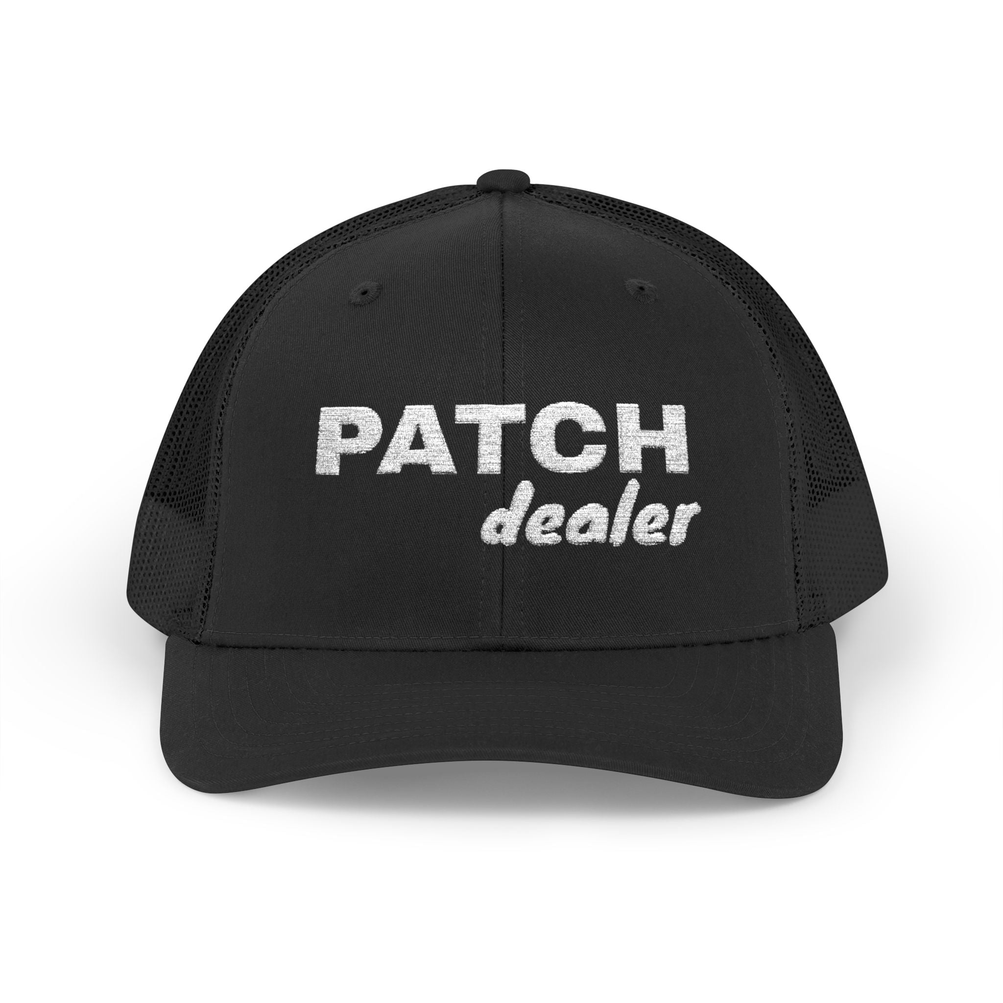 "Patch Dealer" - Snapback Trucker Hat - Embroidered Hat