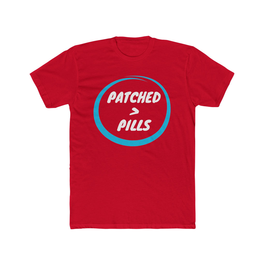 "Patched over Pills" - Lightweight Cotton T-shirt