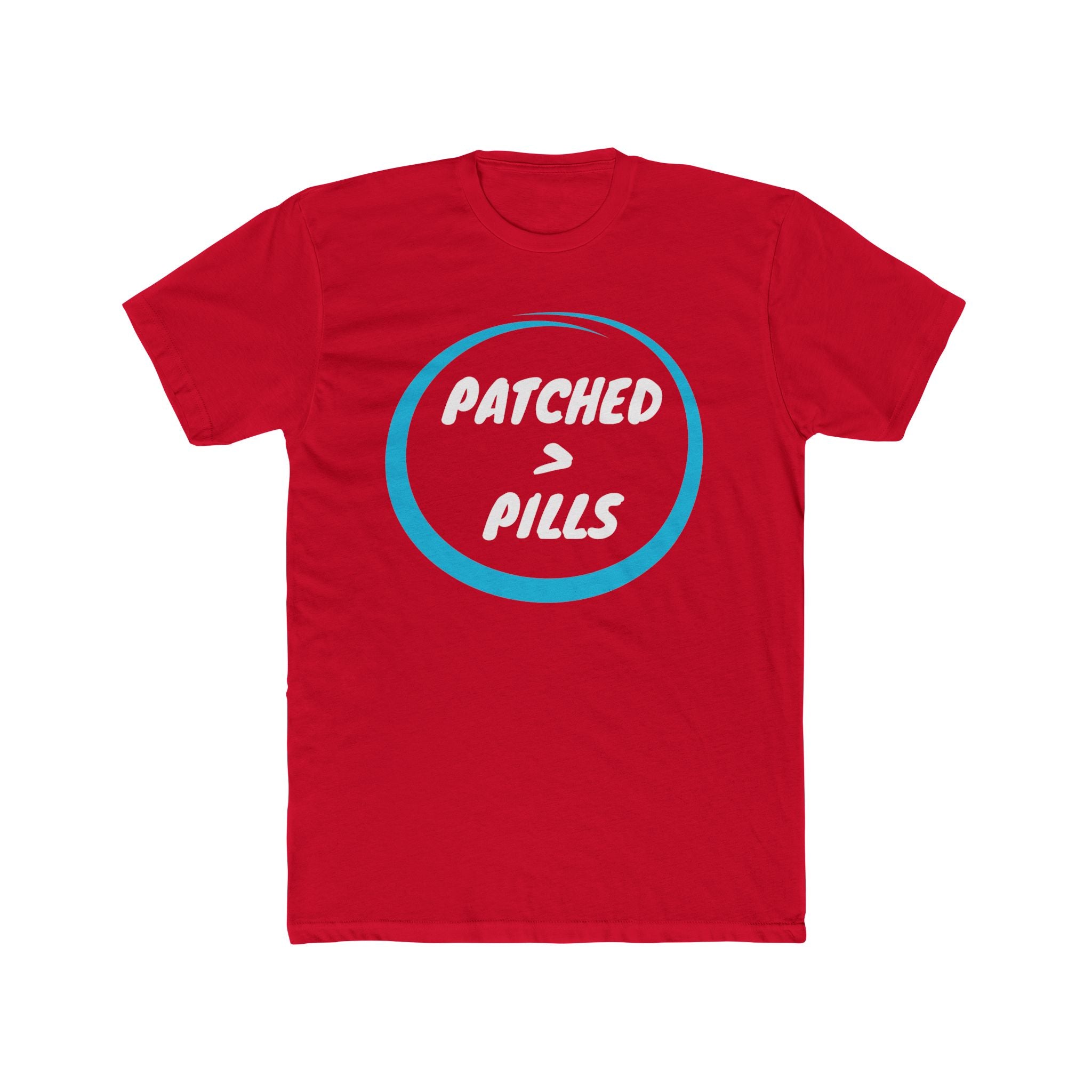 "Patched over Pills" - Lightweight Cotton T-shirt