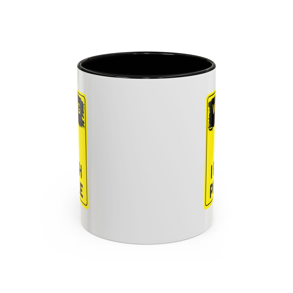 "Warning: I Patch People" - Accent Coffee Mug (11oz, 15oz)