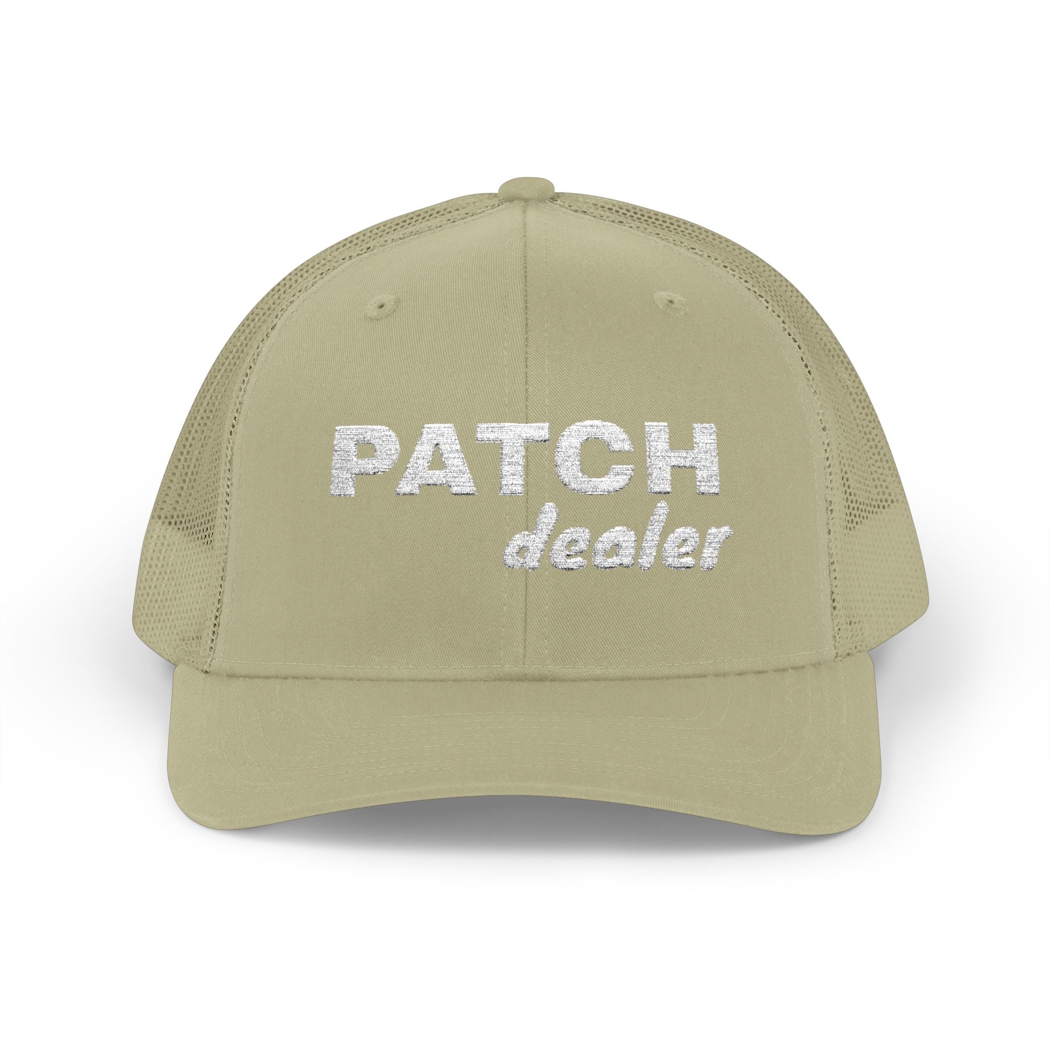 "Patch Dealer" - Snapback Trucker Hat - Embroidered Hat