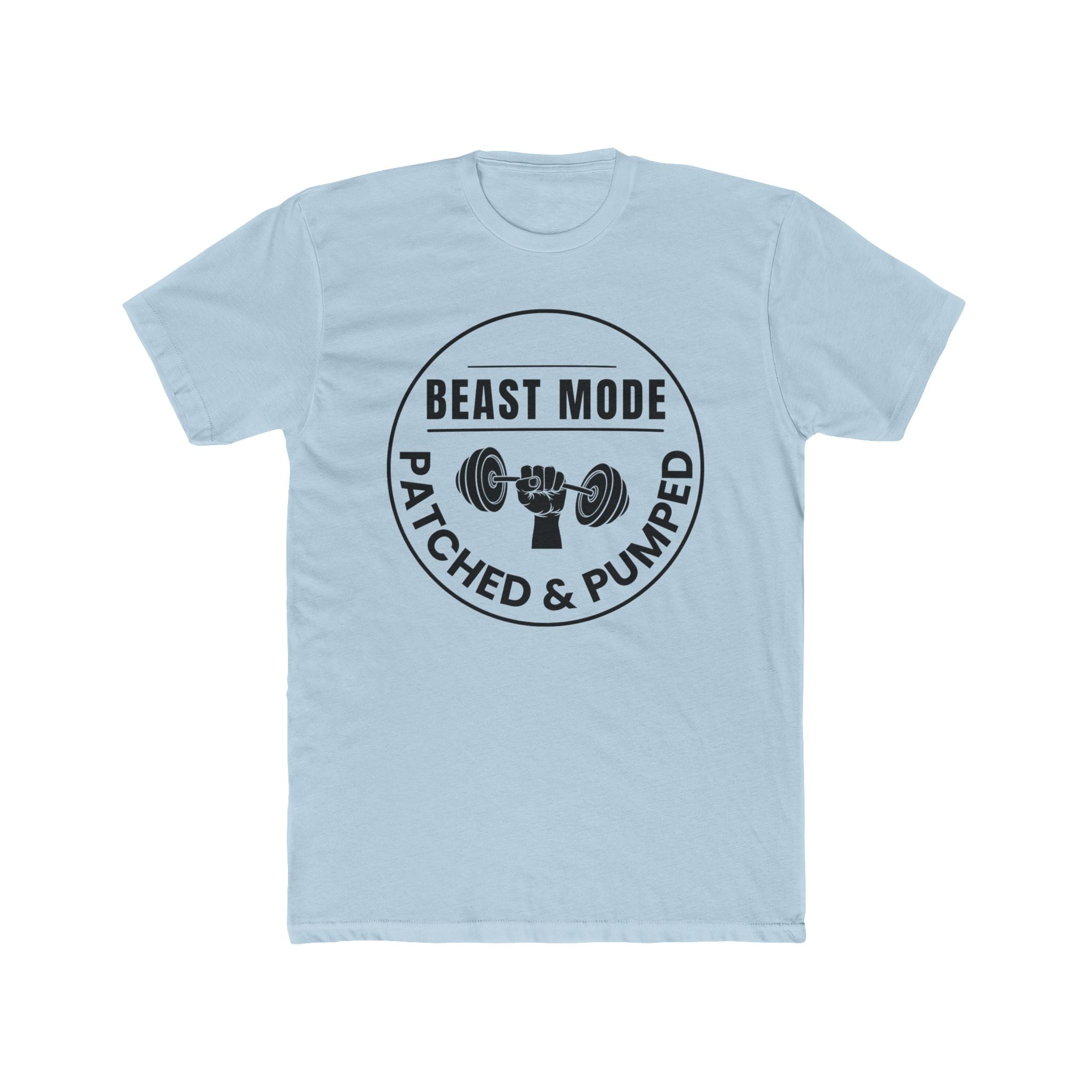 "Beast Mode Patched & Pumped" - Lightweight Cotton T‑Shirt