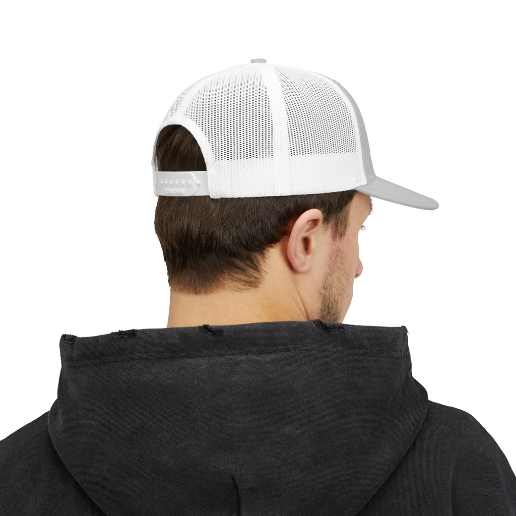 "Patched Not Drugged" - Embroidered Trucker Cap