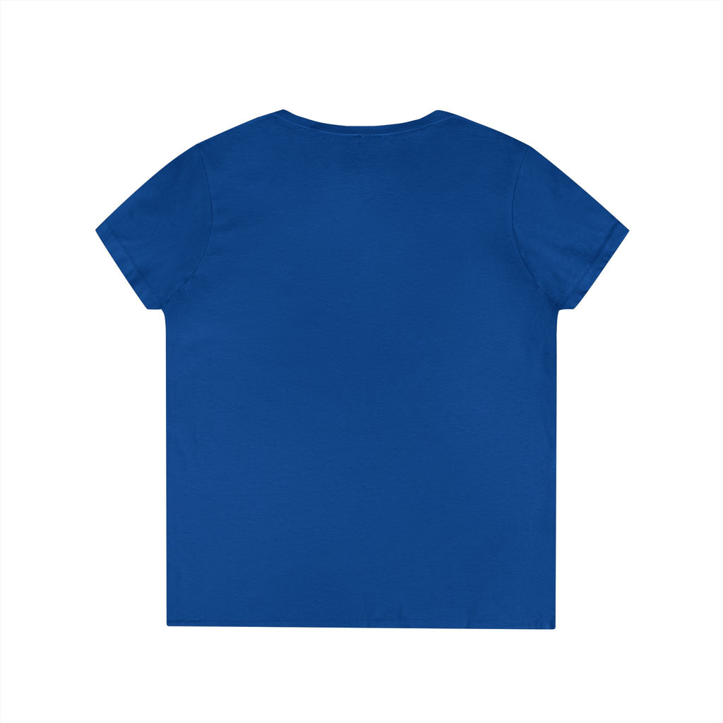 "Patch Fairy" - V-neck Cotton T-Shirt