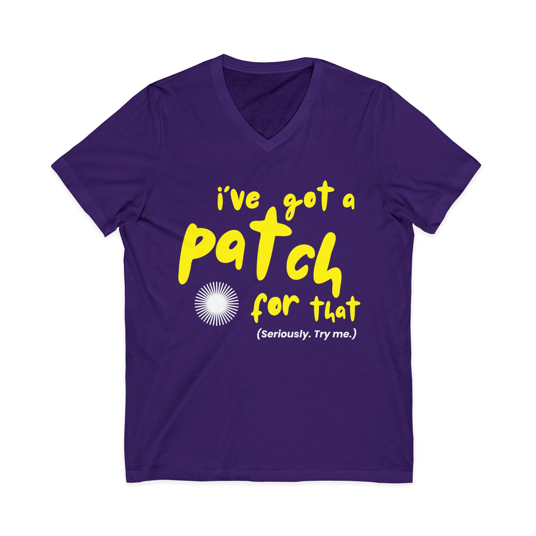 "I've Got a Patch for That" - Lightweight V-neck T-Shirt