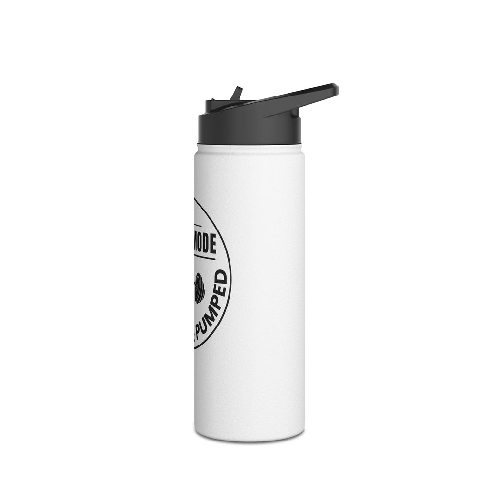 "Beast Mode Patched & Pumped" Stainless Steel Water Bottle - (12oz, 18oz, 32oz)