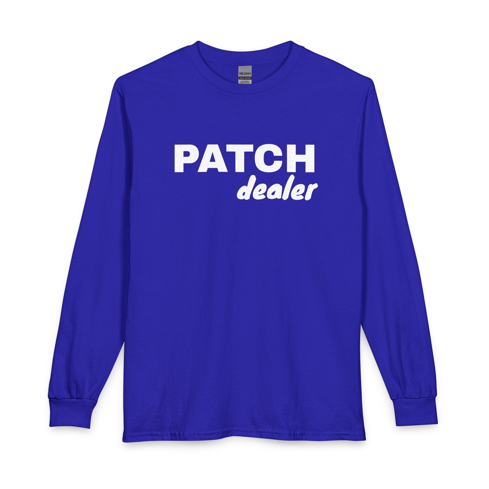 "Patch Dealer" - Long Sleeve Cotton T-Shirt