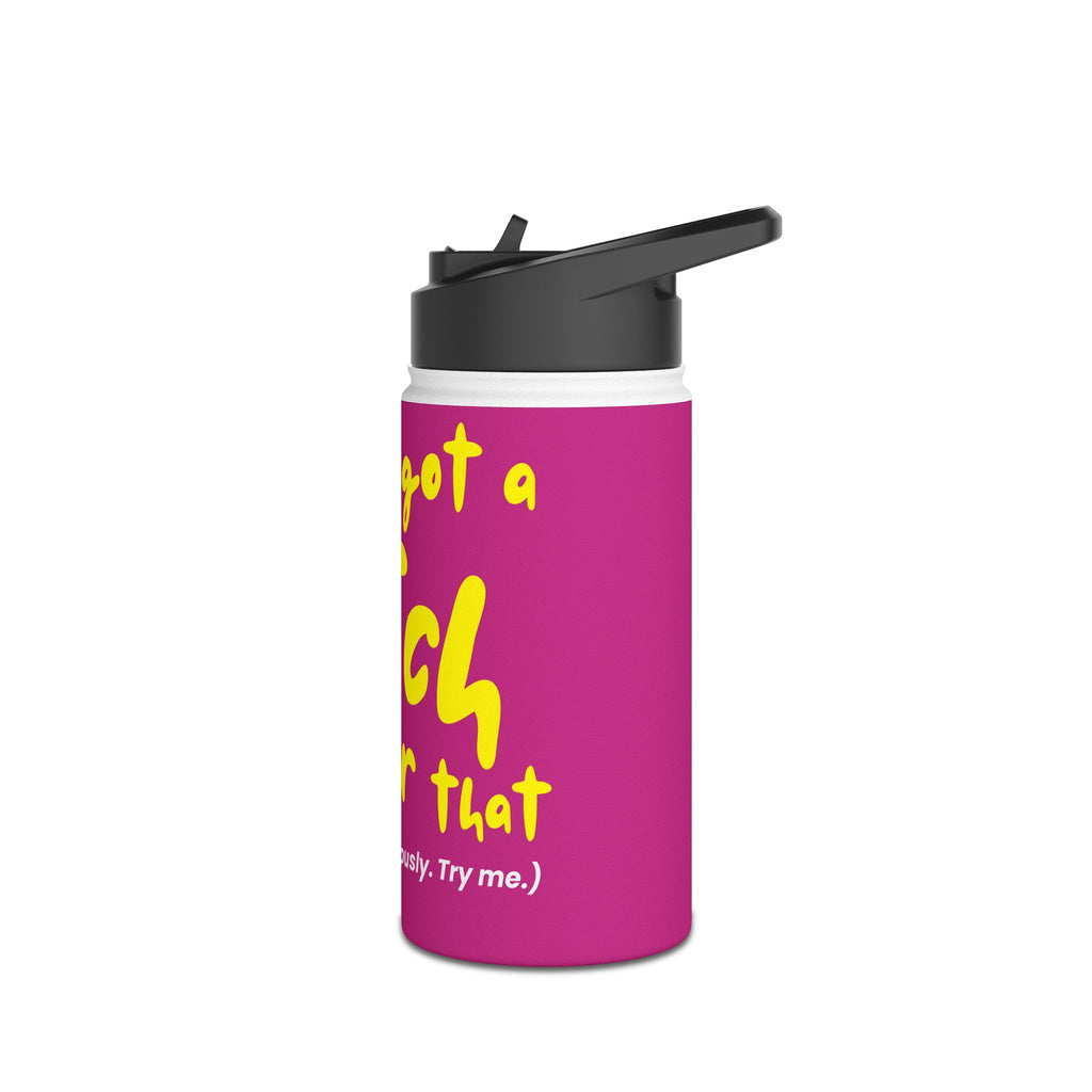 "I've Got a Patch for That" - Stainless Steel Water Bottle (12oz, 18oz, 32oz)