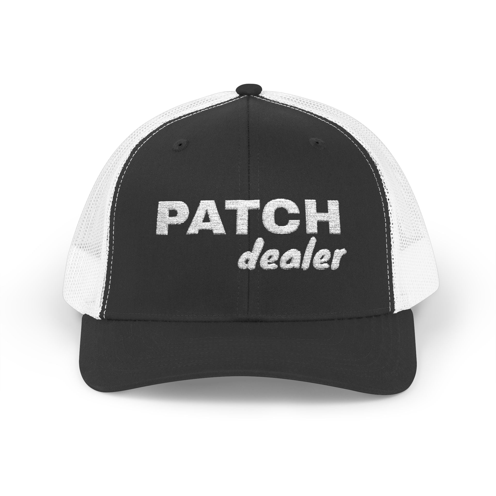 "Patch Dealer" - Snapback Trucker Hat - Embroidered Hat
