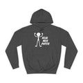 "Real Men Patch" Hoodie — Graphic College Hoodie