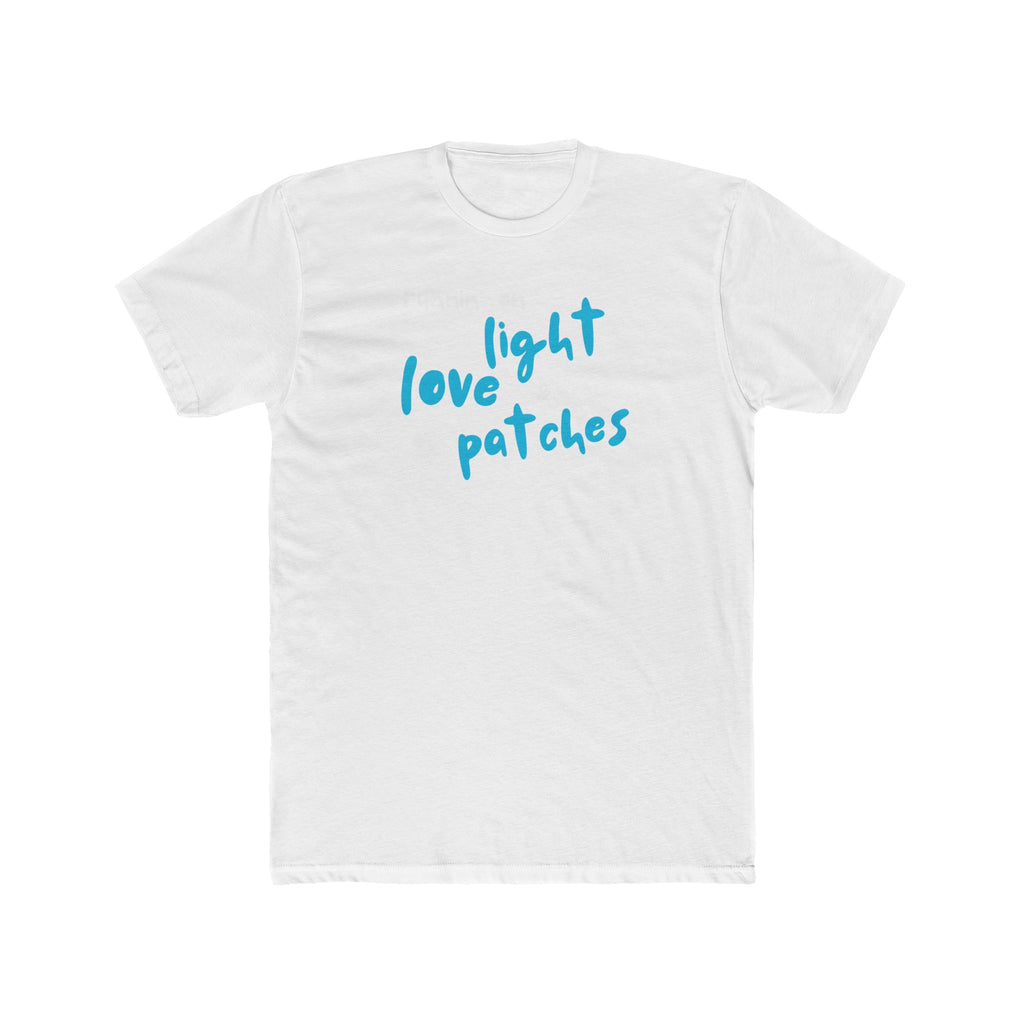 "Running On Light Love and Patches" - Unisex Cotton Crew T-shirt