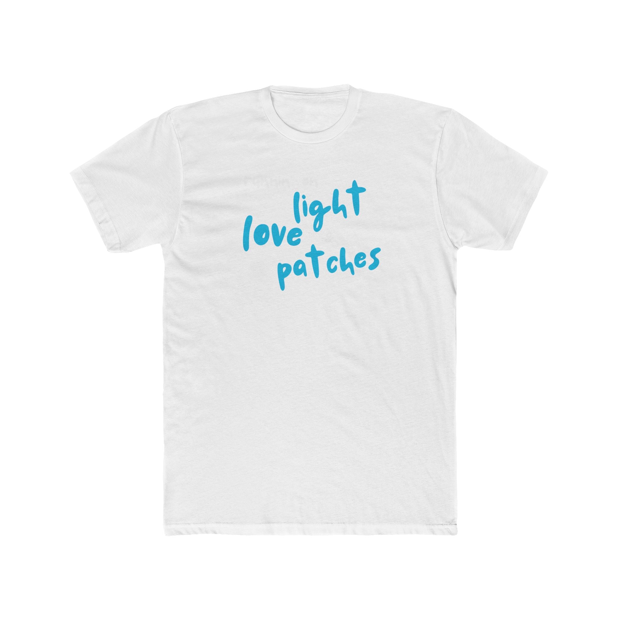 "Running On Light Love and Patches" - Unisex Cotton Crew T-shirt