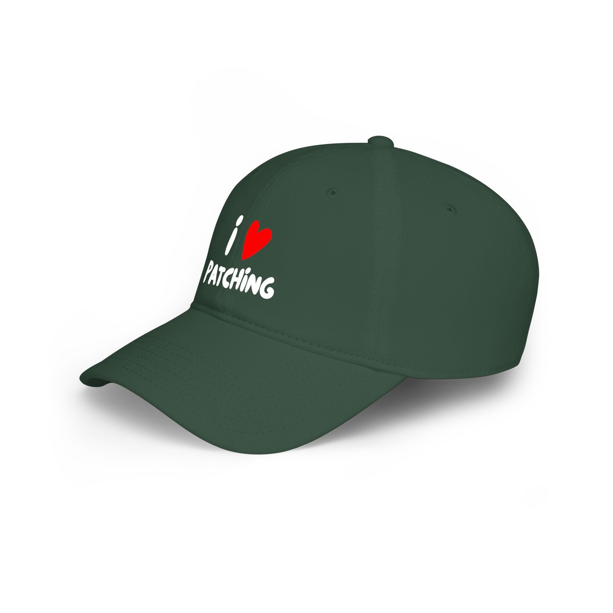 "I Love Patching" Baseball Cap — Embroidered Hat