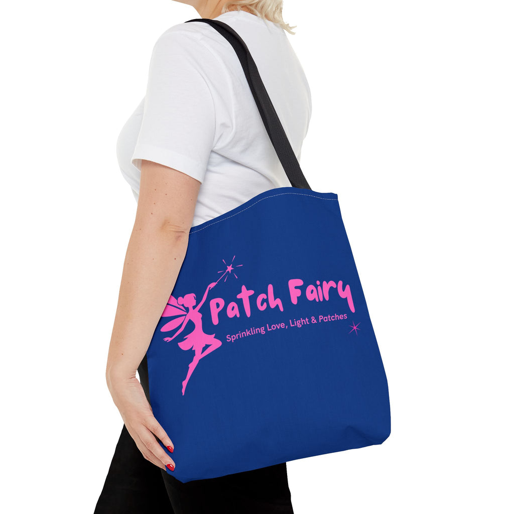 "Patch Fairy" - Blue Tote Bag
