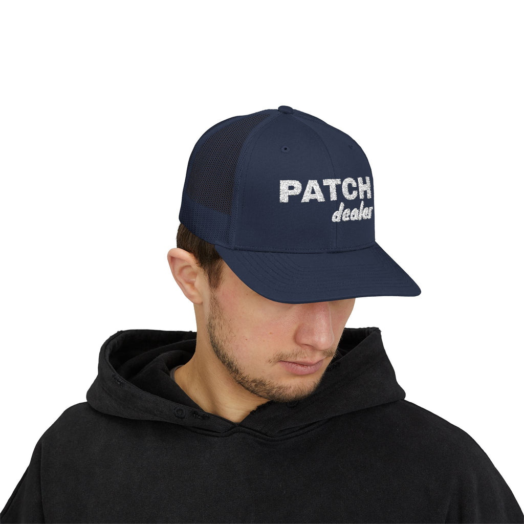 "Patch Dealer" - Snapback Trucker Hat - Embroidered Hat