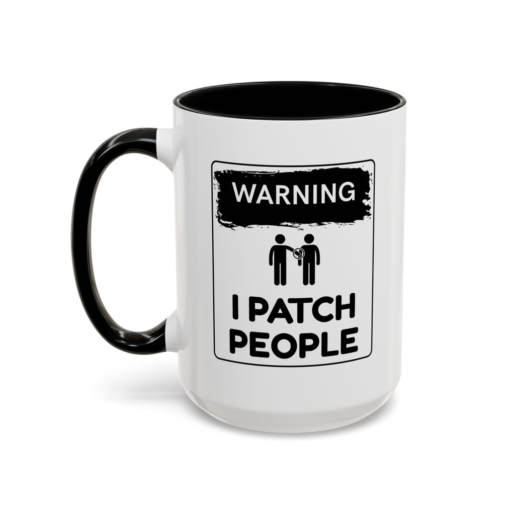 "I've Got a Patch for That" - Accent Coffee Mug (11oz, 15oz)