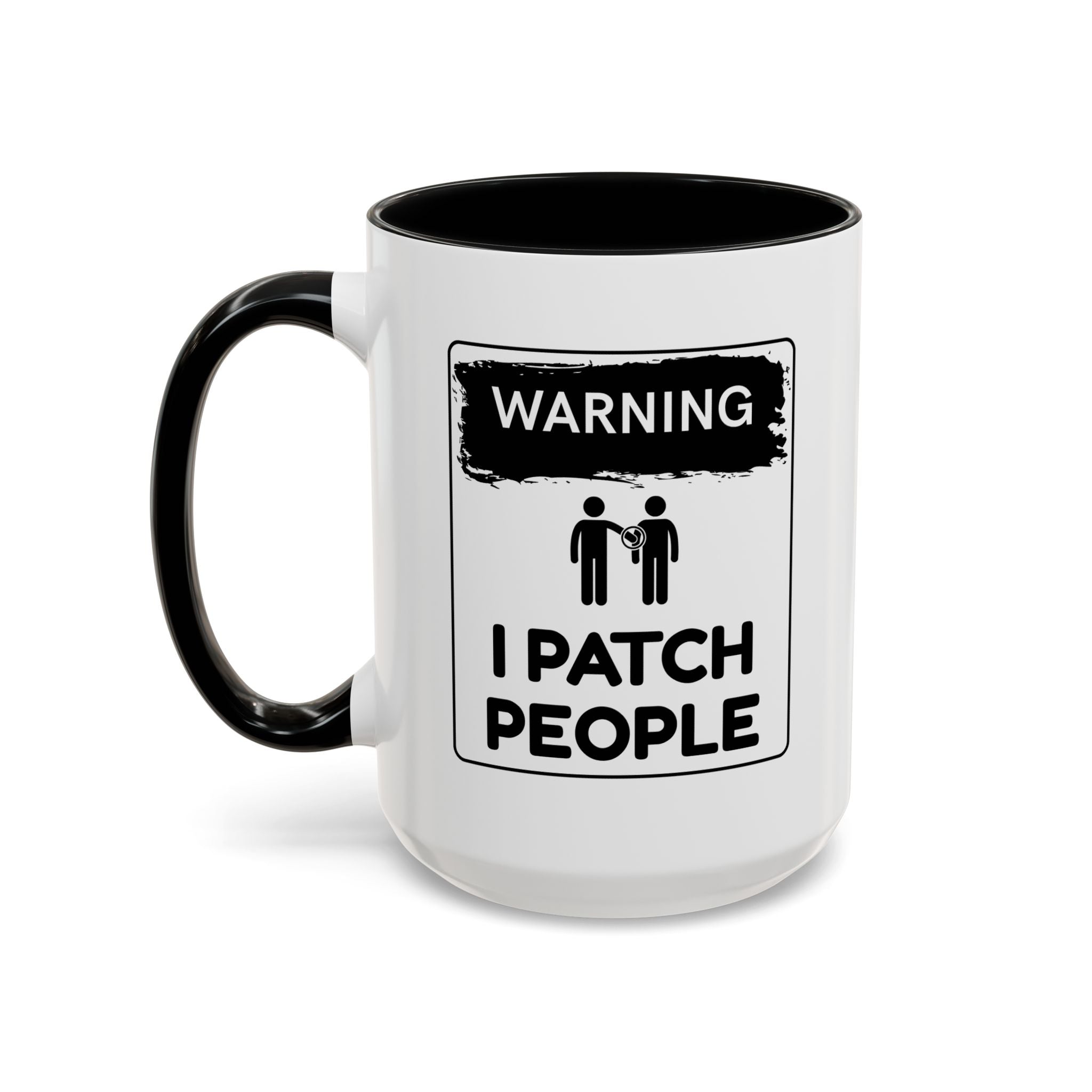 "I've Got a Patch for That" - Accent Coffee Mug (11oz, 15oz)
