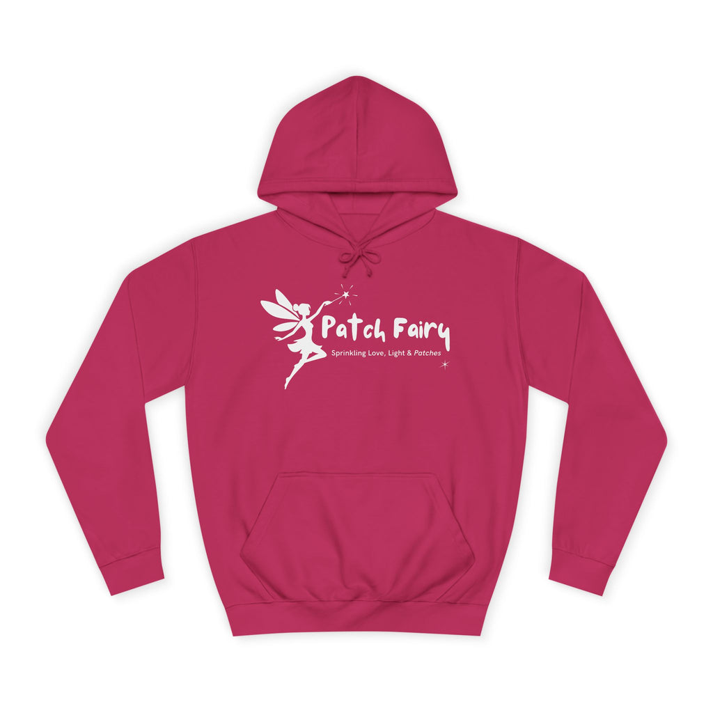 "Patch Fairy" Hoodie - Unisex College Hoodie