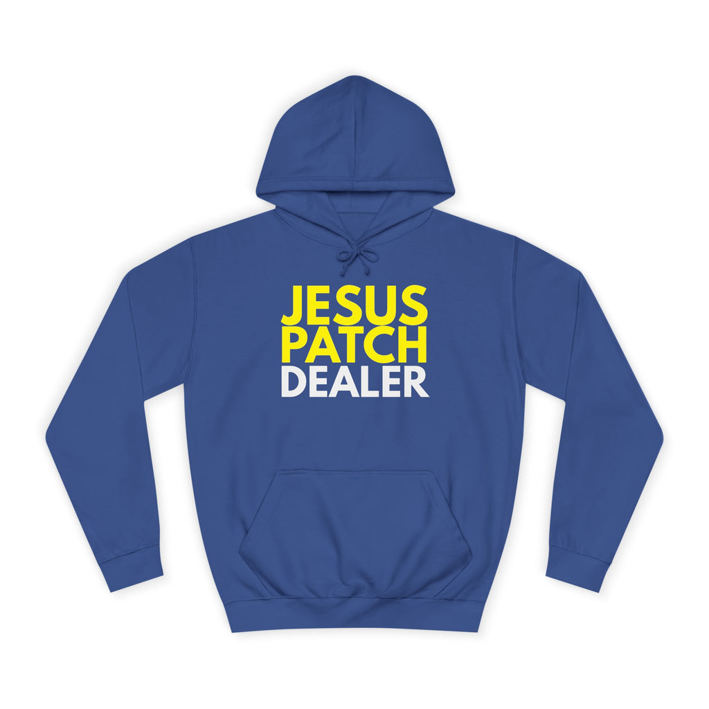 "JESUS PATCH DEALER" - Bold Graphic Hoodie