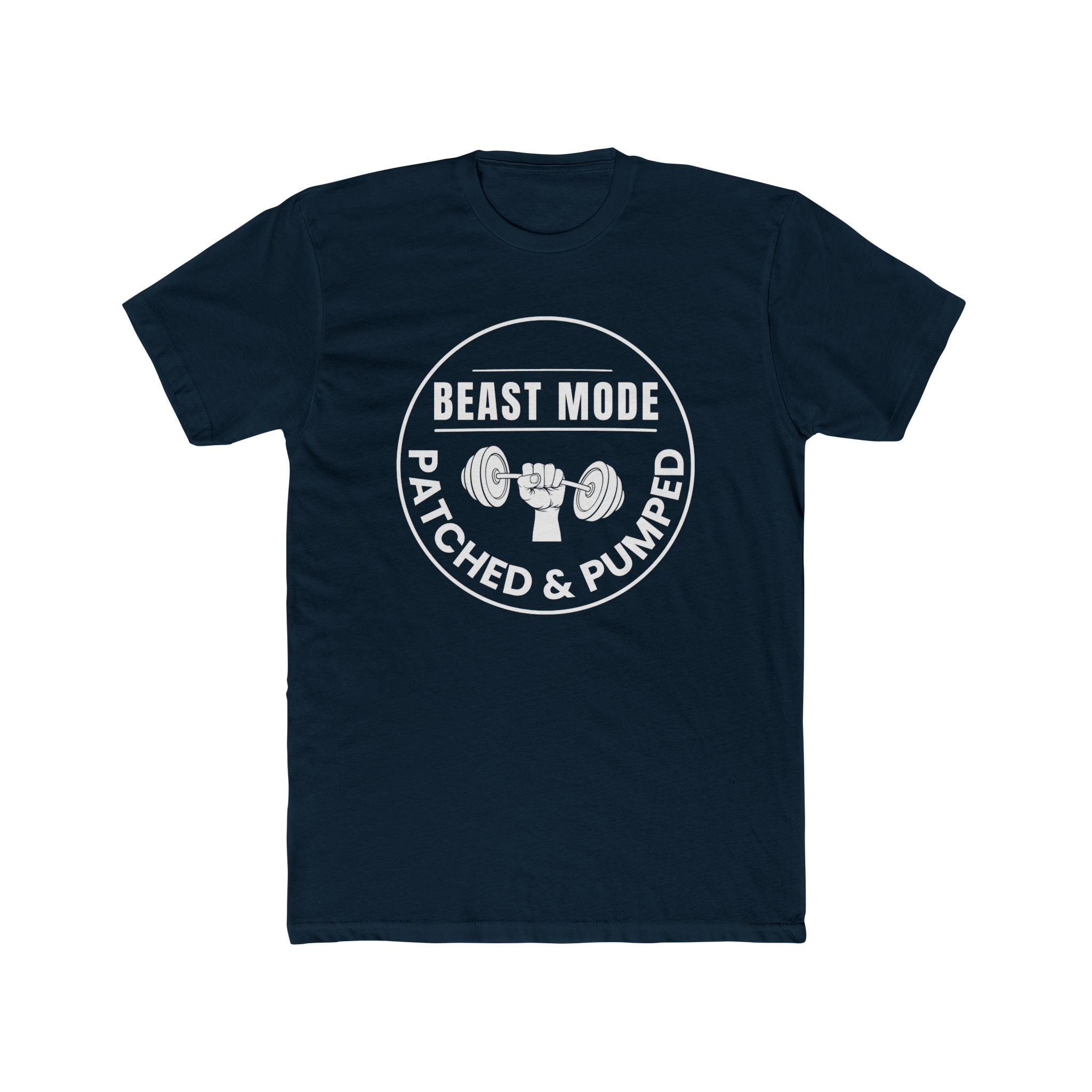 "Beast Mode Patched & Pumped" - Fitness Gym Workout T-shirt