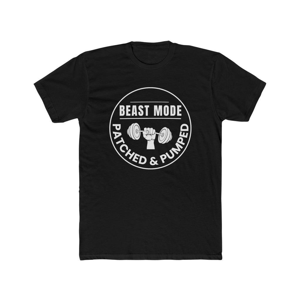 "Beast Mode Patched & Pumped" - Fitness Gym Workout T-shirt