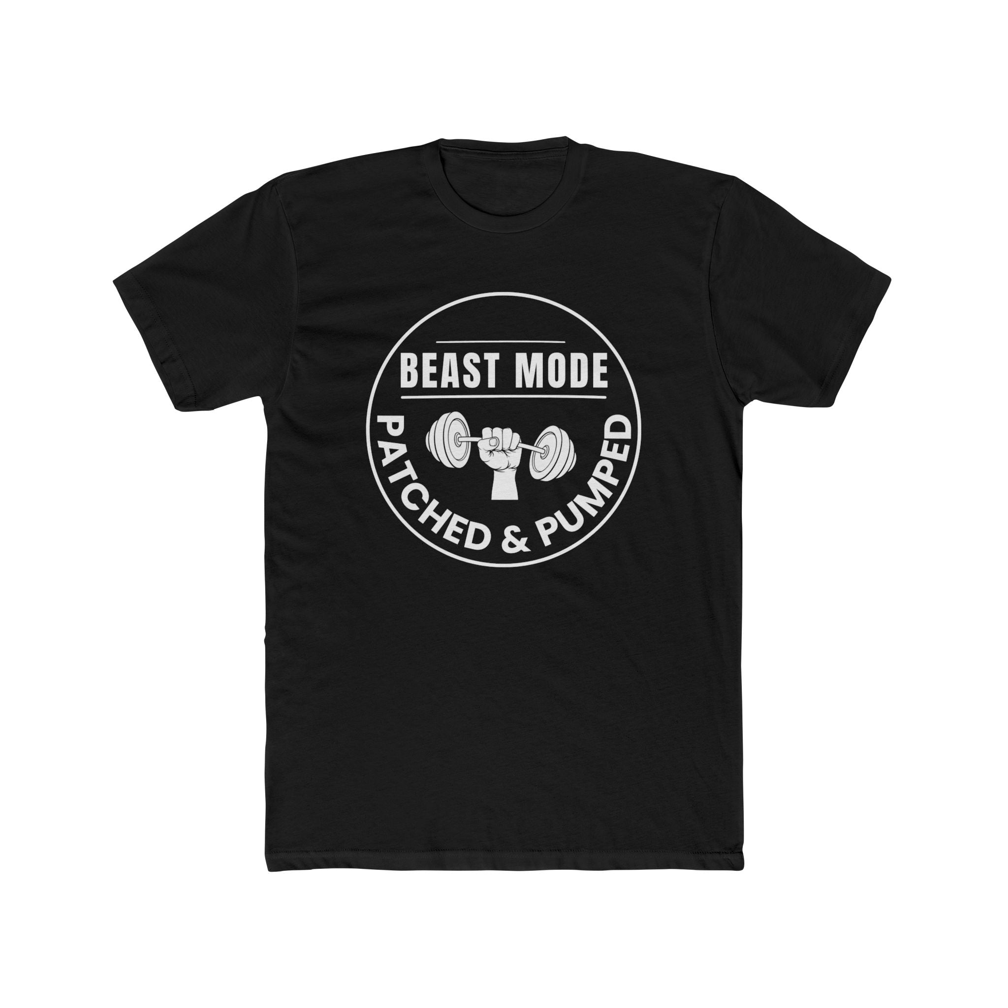 "Beast Mode Patched & Pumped" - Fitness Gym Workout T-shirt