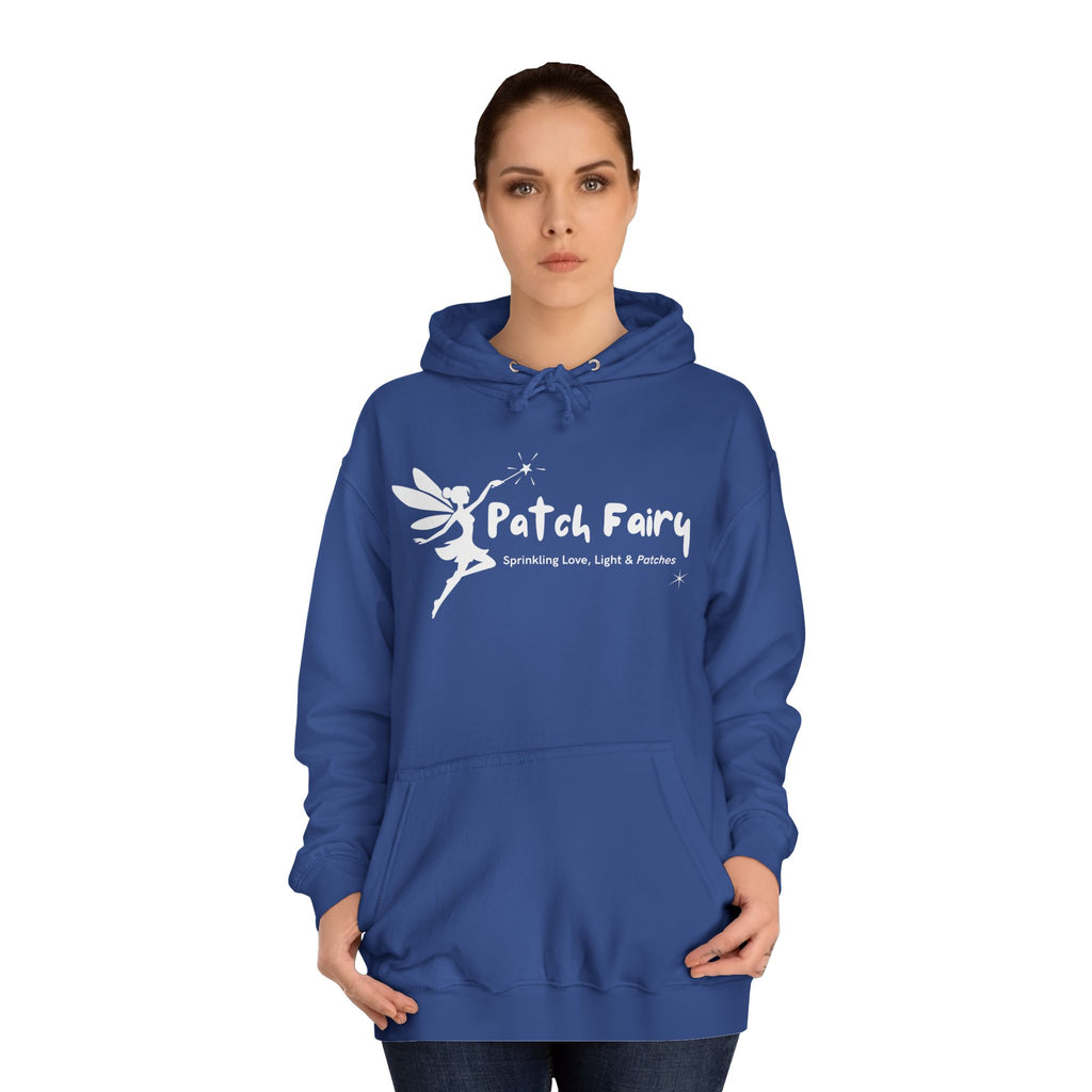 "Patch Fairy" Hoodie - Unisex College Hoodie