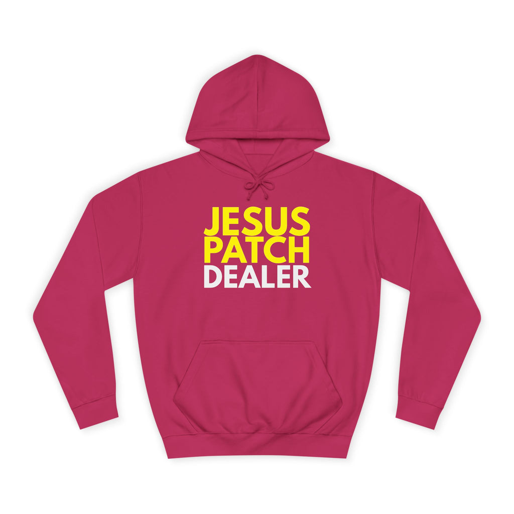 "JESUS PATCH DEALER" - Bold Graphic Hoodie