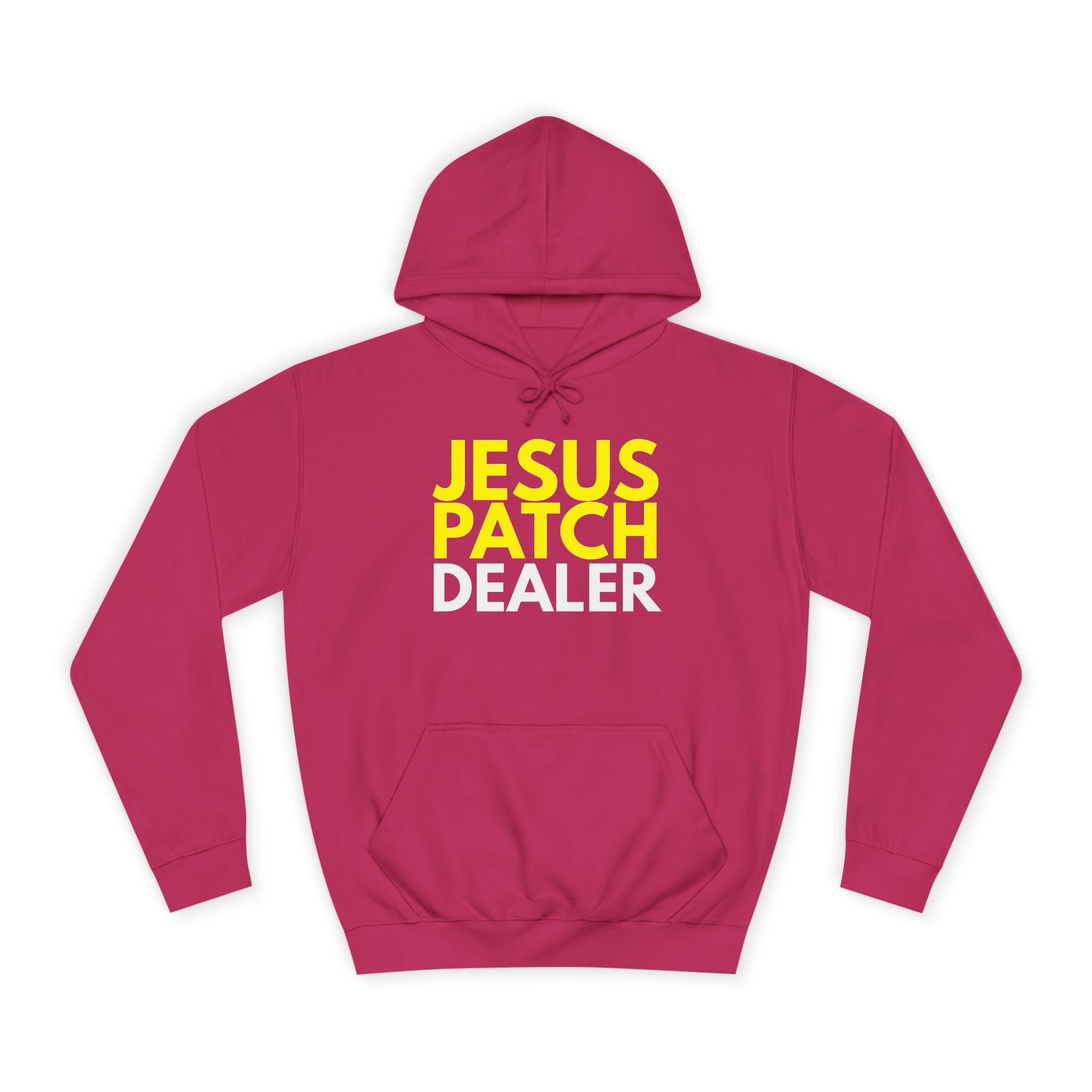 "JESUS PATCH DEALER" - Bold Graphic Hoodie