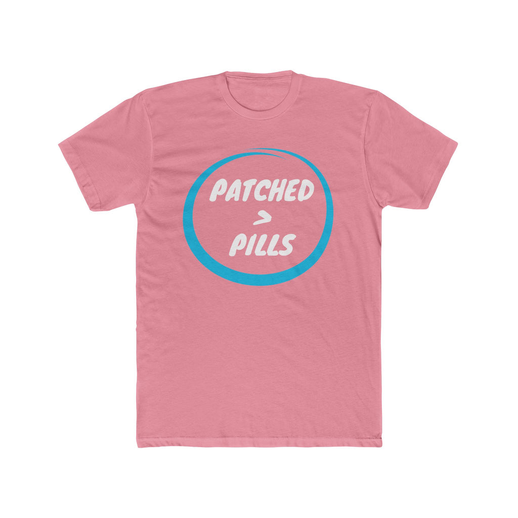 "Patched over Pills" - Lightweight Cotton T-shirt