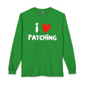 "I Love Patching" - Long Sleeve Cotton T-shirt