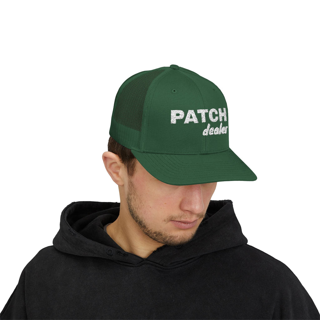 "Patch Dealer" - Snapback Trucker Hat - Embroidered Hat